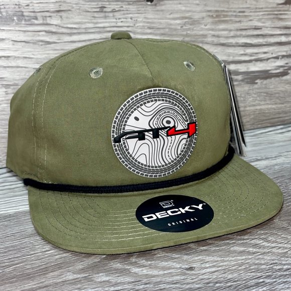 GMC AT4 Topo 3D Classic Rope Hat- Loden/ Black - Picture 2 of 4